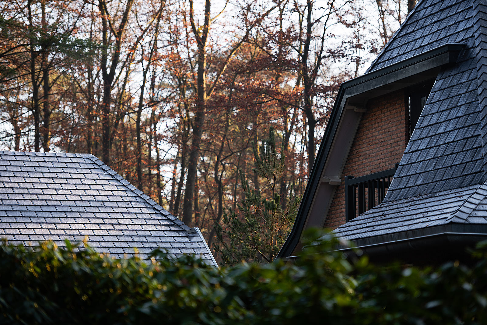 Landelijk woonhuis in bosrijke omgeving gerenoveerd met Heritage Slate rubber dakleien - Vierhouten